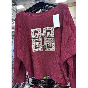 Sweter damski okrągły