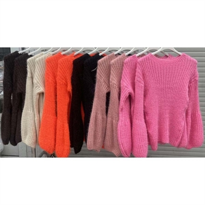 Sweter damski okrągły