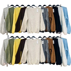 Sweter damski okrągły