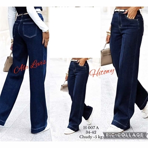 Jeansy szerokie nogawki damskie (34-42)