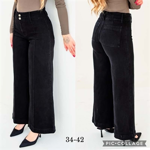 Jeansy szerokie nogawki damskie (34-42)