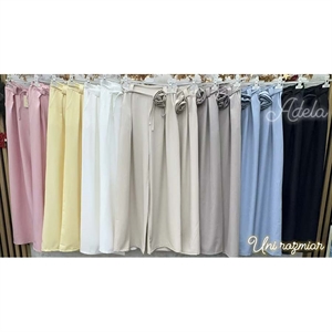 Spodnie szerokie nogawki damskie produkt Włoski