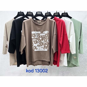 Bluzka damska z rękawem 3/4 - Turecki Produkt