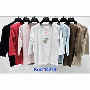 Bluzka damska z rękawem 3/4 - Turecki Produkt