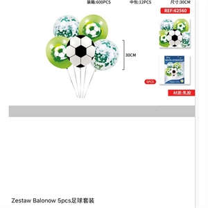 Zestaw balonów (5szt)