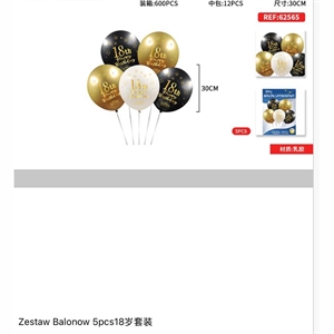 Zestaw balonów 30cm