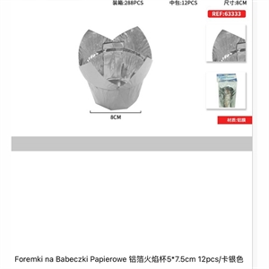 Foremki na babeczki papierowe