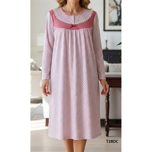 Koszula nocna ocieplana damska (L-2XL) - Turecki Produkt