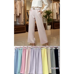 Spodnie szerokie nogawki damskie produkt Włoski