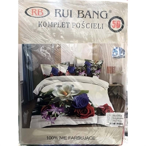 Komplet pościel 100% NIE FARBUJĄCE - 4cz - 160cm x 200cm