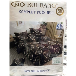 Komplet pościel 100% NIE FARBUJĄCE - 4cz - 160cm x 200cm