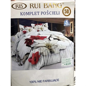 Komplet pościel 100% NIE FARBUJĄCE - 4cz - 200cm x 220cm