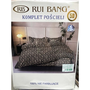 Komplet pościel 100% NIE FARBUJĄCE - 4cz - 200cm x 220cm