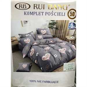 Komplet pościel 100% NIE FARBUJĄCE - 4cz - 200cm x 220cm