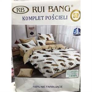 Komplet pościel 100% NIE FARBUJĄCE - 4cz - 200cm x 220cm