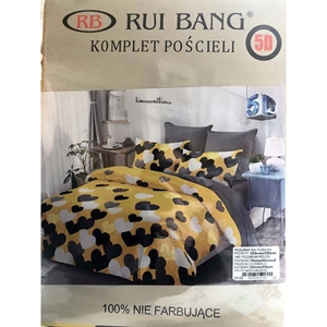 Komplet pościel 100% NIE FARBUJĄCE - 4cz - 200cm x 220cm