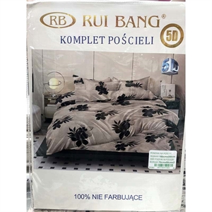 Komplet pościel 100% NIE FARBUJĄCE - 3cz - 160cm x 200cm