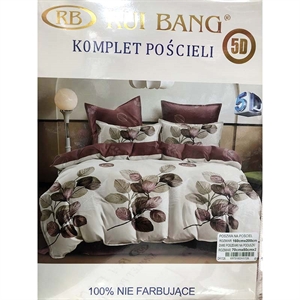 Komplet pościel 100% NIE FARBUJĄCE - 3cz - 160cm x 200cm