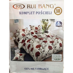 Komplet pościel 100% NIE FARBUJĄCE - 3cz - 160cm x 200cm