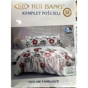 Komplet pościel 100% NIE FARBUJĄCE - 3cz - 160cm x 200cm
