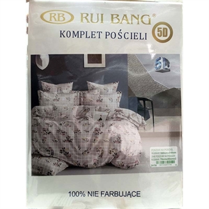 Komplet pościel 100% NIE FARBUJĄCE - 3cz - 160cm x 200cm