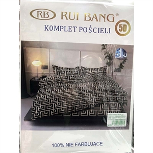 Komplet pościel 100% NIE FARBUJĄCE - 3cz - 160cm x 200cm