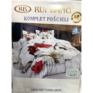 Komplet pościel 100% NIE FARBUJĄCE - 3cz - 160cm x 200cm