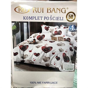 Komplet pościel 100% NIE FARBUJĄCE - 3cz - 160cm x 200cm