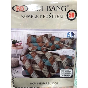 Komplet pościel 100% NIE FARBUJĄCE - 3cz - 160cm x 200cm