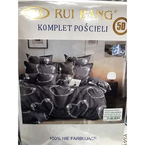 Komplet pościel 100% NIE FARBUJĄCE - 3cz - 160cm x 200cm