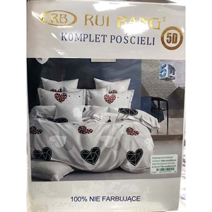 Komplet pościel 100% NIE FARBUJĄCE - 3cz - 160cm x 200cm