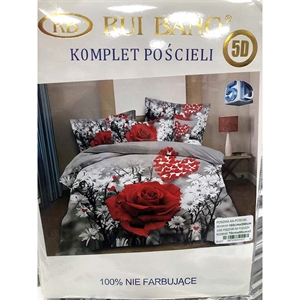 Komplet pościel 100% NIE FARBUJĄCE - 3cz - 160cm x 200cm