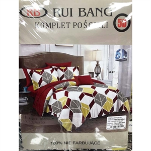 Komplet pościel 100% NIE FARBUJĄCE - 3cz - 160cm x 200cm