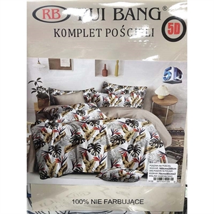 Komplet pościel 100% NIE FARBUJĄCE - 3cz - 160cm x 200cm