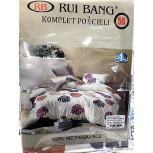 Komplet pościel 100% NIE FARBUJĄCE - 3cz - 160cm x 200cm