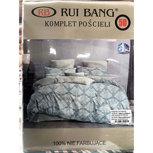 Komplet pościel 100% NIE FARBUJĄCE - 3cz - 160cm x 200cm