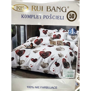 Komplet pościel 100% NIE FARBUJĄCE - 2cz 140x200cm