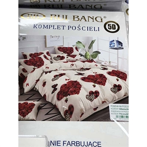 Komplet pościel 100% NIE FARBUJĄCE - 2cz 140x200cm