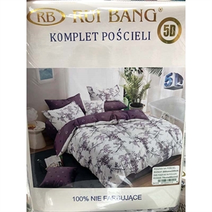 Komplet pościel 100% NIE FARBUJĄCE - 3cz  200cm x 220cm