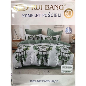 Komplet pościel 100% NIE FARBUJĄCE - 3cz  200cm x 220cm