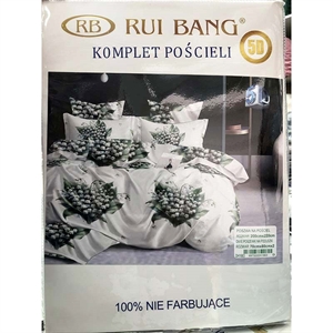 Komplet pościel 100% NIE FARBUJĄCE - 3cz  200cm x 220cm