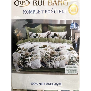 Komplet pościel 100% NIE FARBUJĄCE - 3cz  200cm x 220cm