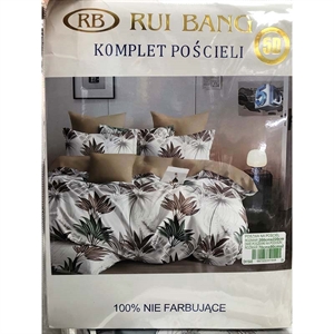 Komplet pościel 100% NIE FARBUJĄCE - 3cz  200cm x 220cm