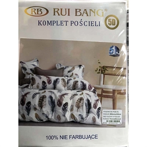 Komplet pościel 100% NIE FARBUJĄCE - 3cz  200cm x 220cm