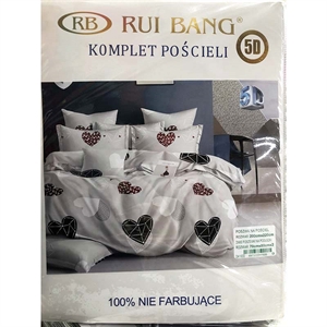 Komplet pościel 100% NIE FARBUJĄCE - 3cz  200cm x 220cm