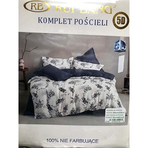 Komplet pościel 100% NIE FARBUJĄCE - 3cz  200cm x 220cm