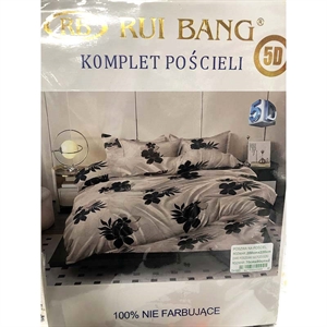 Komplet pościel 100% NIE FARBUJĄCE - 3cz  200cm x 220cm