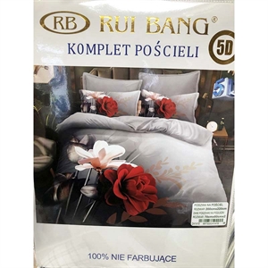 Komplet pościel 100% NIE FARBUJĄCE - 3cz  200cm x 220cm