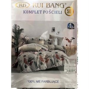 Komplet pościel 100% NIE FARBUJĄCE - 3cz  200cm x 220cm
