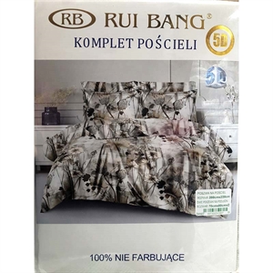Komplet pościel 100% NIE FARBUJĄCE - 3cz  200cm x 220cm